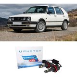 Photon Vw Golf 2 Uzun+Kısa Far Ampulü H4 Ultimate Yeni Seri Beyaz 1983-1992