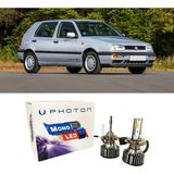 Photon Vw Golf 3 Uzun+Kısa Far Ampulü H4 Mono Yeni Seri Beyaz 1993-1999