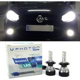 Photon Vw Golf 6 LED Xenon Kısa Far Ampulü H7 Access Yeni Seri Beyaz 2009-2012 - 00-Beyaz