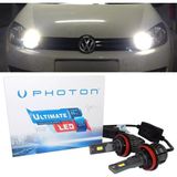 Photon Vw Golf 6 LED Xenon Kısa Far Ampulü H7 Ultimate 9500 Lumens Yeni Seri Beyaz 2009-2012