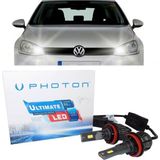 Photon Vw Golf 7 LED Xenon Kısa Far Ampulü H7 Ultimate 9500 Lumens Yeni Seri Beyaz 2012-2017