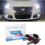 Photon Vw Jetta Mk5 LED Xenon Sis Farı Ampulü Hb4 Ultimate 9500 Lumens Yeni Seri Beyaz 2005-2010