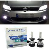 Photon Vw Jetta Mk6 LED Xenon Uzun Far Ampulü H7 Access Yeni Seri Beyaz 2010-2018 - 00-Beyaz