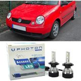 Photon Vw Lupo LED Xenon Uzun + Kısa Far Ampulü H4 Access Yeni Seri Beyaz - 00-Beyaz