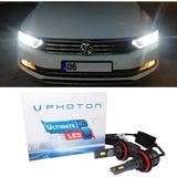 Photon Vw Passat B8 LED Xenon Sis Farı Ampulü H8 Ultimate 9500 Lumens Yeni Seri Beyaz