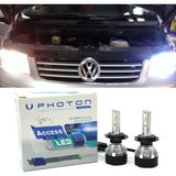 Photon Vw Transporter T5 LED Xenon Uzun + Kısa Far Ampulü H4 Access Yeni Seri Beyaz - 00-Beyaz