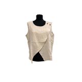 Phuti Collection ASİMETRİK KESİM AHŞAP DÜĞME DETAYLI BLUZ