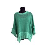 Phuti Collection FİLE ATLETLİ BLUZ Yeşil Standart