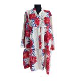 Phuti Collection FİSTOLU PLAJ ELBİSESİ Kırmızı Standart
