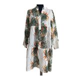 Phuti Collection FİSTOLU PLAJ ELBİSESİ Yeşil Standart