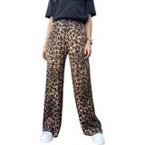 Phuti Collection Gabardin Leopar Bol Paça Pantolon