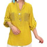 Phuti Collection İtalyan %100 Koton File Detaylı Bluz