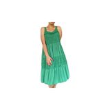 Phuti Collection İTALYAN FİSTO DETAYLI ELBİSE YEŞİL Standart