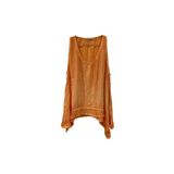 PHUTİ COLLECTION KALIN ASKILI VİSKON İPEK ASİMETRİK BLUZ
