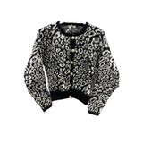 Phuti Collection LEOPAR GOLD DÜĞMELİ SAKALLI KISA HIRKA Beyaz Standart