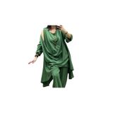 Phuti Collection TASARIM İKİLİ TUNİK TAKIM Yeşil Standart