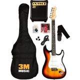 Phx Puka Elektro Gitar Sss Manyetik Full Set ( Amfi,Jack Kablo, Kılıf, Askı Kayışı, Pena Hediyeli )