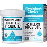 Physician's Choice Probiotics 60 Billion Cfu - 10 Strains + Organic Prebiotics - Immune, Digestive & Gut Health 30 Capsul