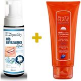 Phyto 200 ml Phytoplage Shampooing Rehydratant Güneş Sonrası Şampuan+E2'Quality E2'quality Diş Beyazlatıcı Köpük