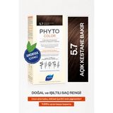 Phyto Color 5.7 Açık Kestane Bakır Amonyaksız Saç Boyası Doğal ve Işıltılı Renk Sağlar