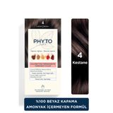 Phyto Color Amonyaksız Kalıcı 4 Kestane Doğal Doğal İçerikli Bitkisel Saç Boyası