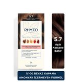 Phyto Color Amonyaksız Kalıcı 5.7 Açık Kestane Bakır Doğal İçerikli Bitkisel Saç Boyası