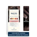 Phyto Color Amonyaksız Kalıcı 5 Açık Kestane Doğal İçerikli Bitkisel Saç Boyası
