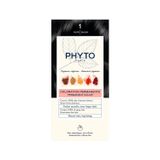 Phyto Color Kit Amonyaksız Kalıcı Doğal İçerikli Bitkisel Saç Boyası | 1 Siyah