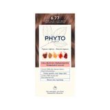 Phyto Color Kit Amonyaksız Kalıcı Doğal İçerikli Bitkisel Saç Boyası | 6.77 Cappucino Kahve