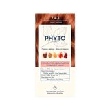 Phyto Color Kit Amonyaksız Kalıcı Doğal İçerikli Bitkisel Saç Boyası | 7.43 Kumral Bakır Dore