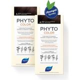 Phyto Phytocolor 4.77 Yoğun Kestane Bakır Amonyaksız Kalıcı Bitkisel Saç Boyası Ikili Set - 1