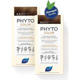 Phyto Phytocolor 6,3 Koyu Kumral Dore Amonyaksız Kalıcı Bitkisel Saç Boyası İkili Avantaj Set