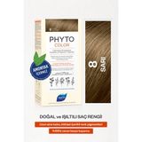 Phytocolor 8 Sarı Amonyaksız Kalıcı Bitkisel Saç Boyası ile Canlı Renkler ve Uzun Süre Kalıcı Etki - Açık Sarışın