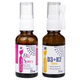 Phytodef Vitamin D3 K2 Sprey - 25 ml & Vitamin B12 Sprey - 25 ml (ÇİLEK AROMALI)