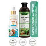 Phytoflora Saç Dökülmesine Karşı Tuzsuz Şampuan Aloe Vera Şampuanı Ve Hindistan Cevizi Yağlı Saç Spreyi
