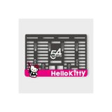 Pi Dekorasyon İLLEGAL HELLO KİTTY 3D KABARTMALI PLEKSİ MOTOR PLAKALIĞI