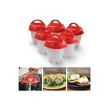 Pi İthalat Silikon Yumurta Haşlama Kabı 6lı Set