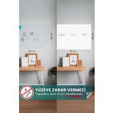 Pi Papers 1 Beyaz 1 Şeffaf, 100x150 Cm, Kendiliğinden Tutunan, Yapışkansız Sihirli Akıllı Kağıt Yazı Tahtası