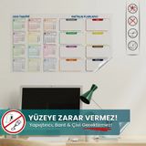 Pi Papers 2026 Yıllık Planlayıcı Duvar Takvimi Akıllı Kağıt Haftalık Planlayıcı 1 Adet 100x56 cm