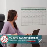 Pi Papers Akıllı Kağıt 1 Adet 85x56 Cm Aylık Planlayıcı Yapışkansız Statik Pano Kullanışlı