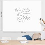 Pi Papers Akıllı Kağıt - 120x150 Cm Beyaz, 2 Adet, Yapışkansız Çivisiz Bantsız Tutunan Yazı Tahtası - 120 x 150 cm
