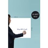 Pi Papers Akıllı Kağıt - 60x100 Cm Beyaz, 10 Adet Elektrostatik Özellikli, Belge Tutucu Yazı Tahtası