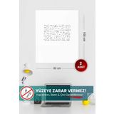 Pi Papers Akıllı Kağıt - 60x100 Cm Beyaz, 2 Adet, Yapışkansız Tutunan, Sihirli, Inovatif Yazı Tahtası Ve Pano