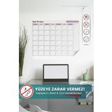 Pi Papers Aylık Planlayıcı Yaz Sil Özellikli Kendiliğinden Tutunan Akıllı Kağıt Fotoğraf Kağıt Tutucu