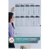 Pi Papers Çarpım Tablosu - Statik Elektriklenme Ile Tutunan Kullanışlı, Yazılıp Silinen Akıllı Kağıt Tahta