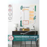 Pi Papers Günlük Planlayıcı, Saatlik Planlayıcı, Sihirli Kağıt, Duvara Yapışan Yazı Tahtası, Akıllı Kağıt