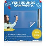 Pi Papers Kes Kullan Akıllı Kağıt - 5 Metre Şeffaf, Statik Tutunma Ve Kağıt Tutucu Özellikli, Yazı Tahtası
