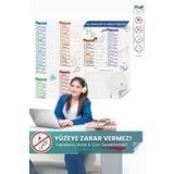 Pi Papers Lgs Konuları ve Analiz Tablosu, Sınava Hazırlık Planlayıcı, Statik Tutunan Akıllı Kağıt Yazı Tahtası