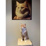 Pi Papers Soylu Kara Kedi Poster, Premium Baskı Poster, Siyah Kedi, Statik Akıllı Kağıt (Yapay Zeka Tasarım)