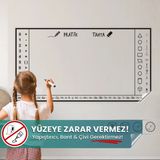 Pi Papers Tahta, Yüzeye Zarar Vermeyen Akıllı Kağıt, Taşınabilir Yazı Tahtası 1 Adet 56x100 Cm